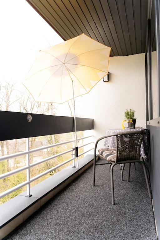 Ferienhaus Schoene Aussicht Ferienwohnung Gelb Hemfurth-Edersee Eksteriør bilde